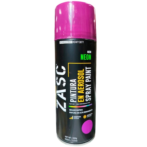 [Z-SPN1013V] Aerosol neón violeta 400ml ZASC