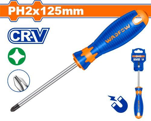 [WSD2225] Destornillador 2x125mm estria WADFOW