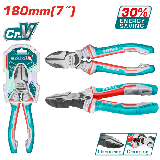 [THT230706S] ALICATE CORTE DIAGONAL 7" / 180MM CR-V TOTAL