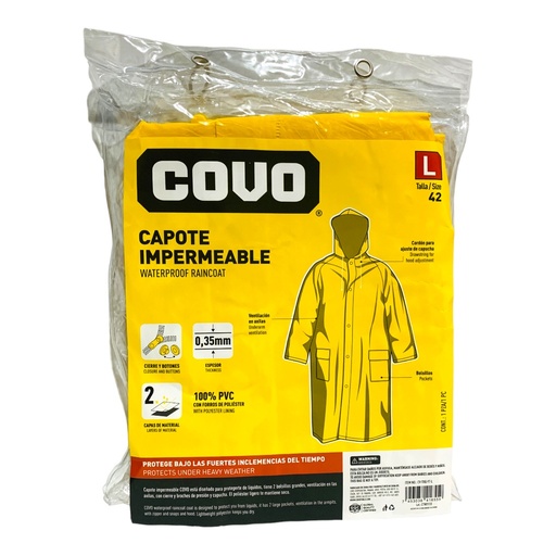 [CV-TRQ-YT-L] Capote impermeable L COVO