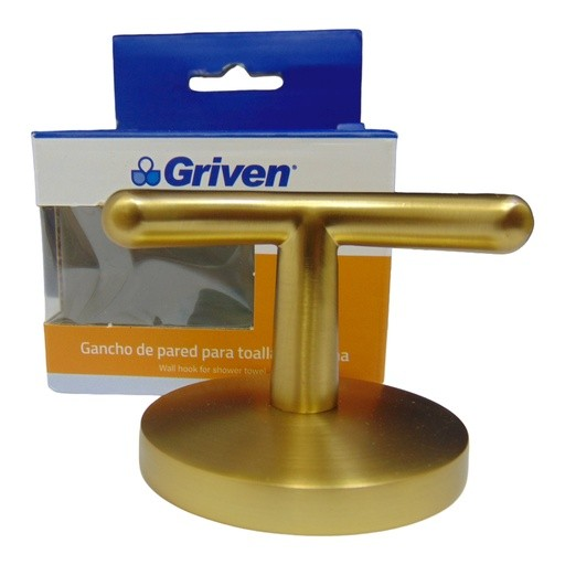 [GV-GH60200-CH] Gancho de pared para toalla GOLDEN GRIVEN (cromado)