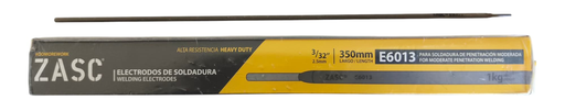 [Z-101-E6013] Electrodo 6013 x 14'' 3/32" ZASC (caja 1kg)