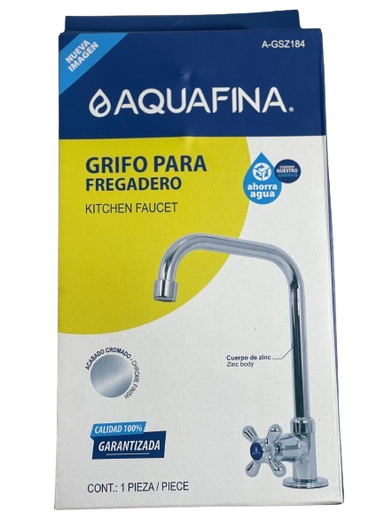 [A-GSZ183] Grifería para fregadero AQUAFINA (cromada)