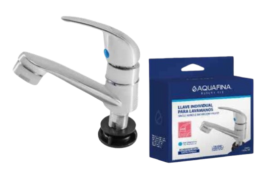 [A-F1035] Grifería lavamanos individual mr1/2'' AQUAFINA (cromado)