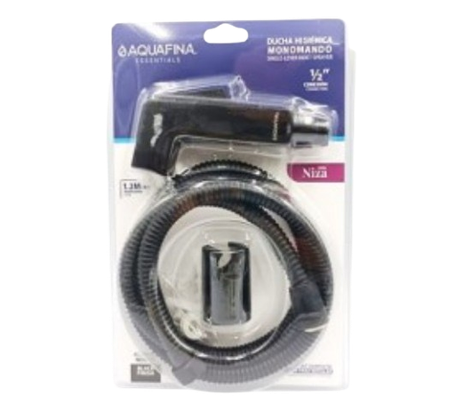 [A-SR175] Ducha telefono plastica niza (1.2mts) AQUAFINA (cromado)