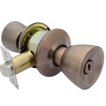 [588001] Cerradura pomo tulip antique copper BRUFER (dormitorio)