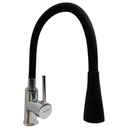 GRIFERIA FREGADERO MONOMANDO FLEXIBLE NEGRO GRIVEN 