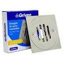 Desague de piso 4″ x 4″ GRIVEN (acero inoxidable)