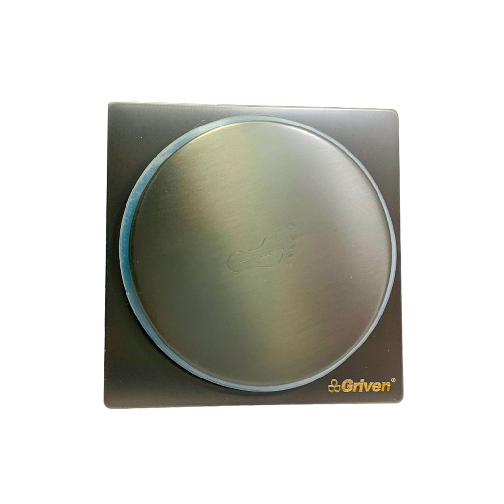 Rejilla para piso 4'' x 4'' GRIVEN (gun metal)