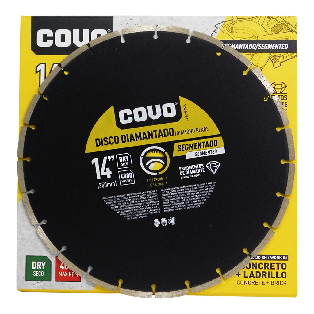 Disco diamantado segmentado 14'' COVO