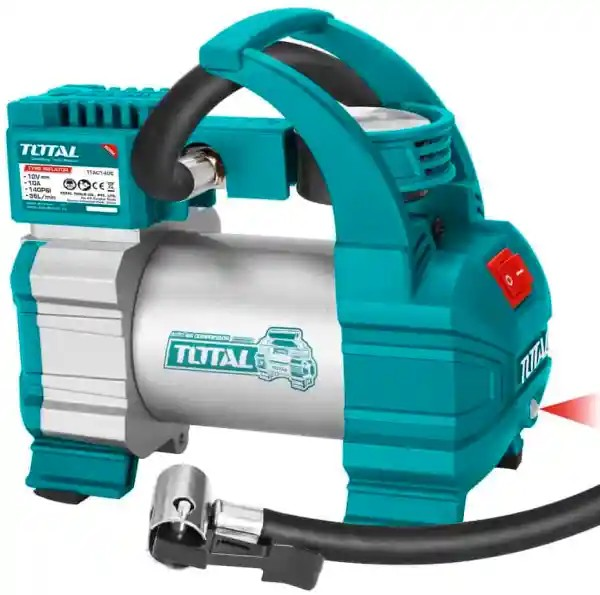 COMPRESOR DE AIRE AUTOMATICO DC 12V CORRIENTE 10A PRESION MAX 140 PSI TOTAL  