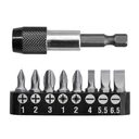 Puntas para destornillador TOTAL (set 8pz)