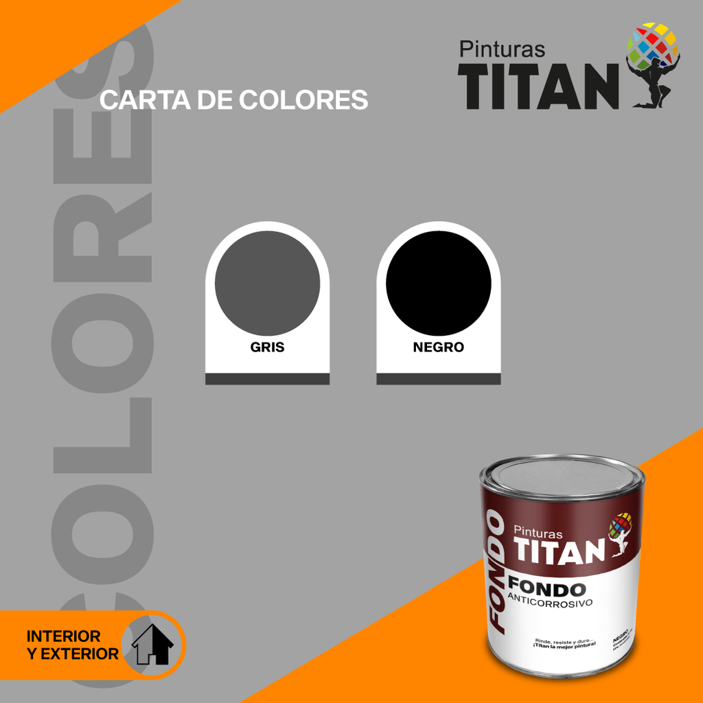 Fondo anticorrosivo gris titan MANPICA (1/4 galon)