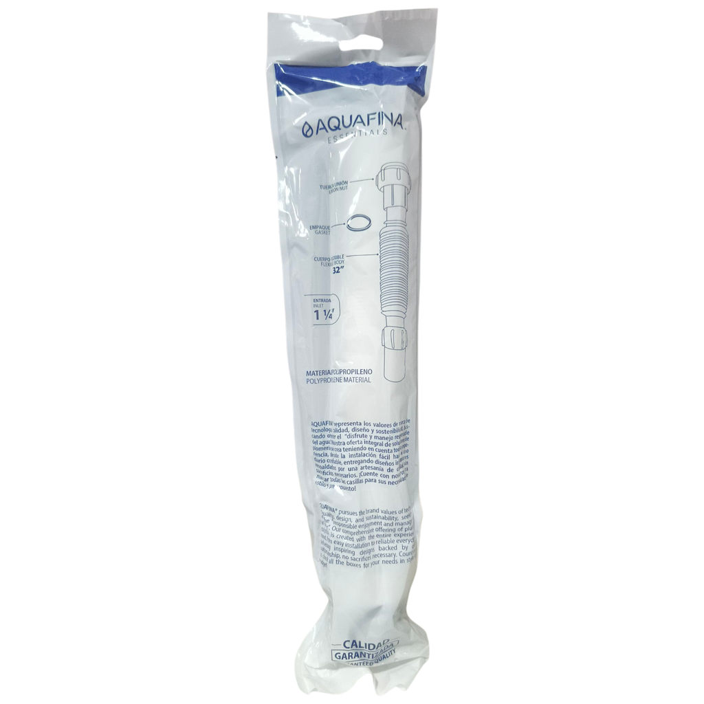 Sifón plástico extensible 1.1/4'' x 32''AQUAFINA