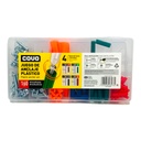 Tornillos con ramplug COVO (set 160pz)