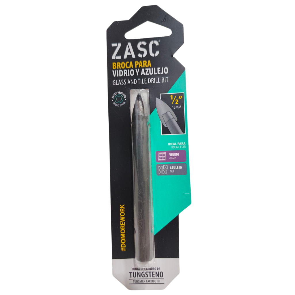 Mecha para vidrio y cerámica ZASC (1/2'')