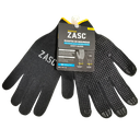 Guante de algodón con puntos pvc ZASC (par) (talla única)