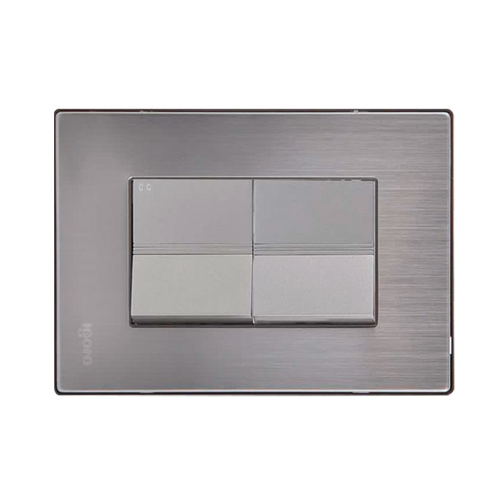 Interruptor doble IGOTO (serie i inox)