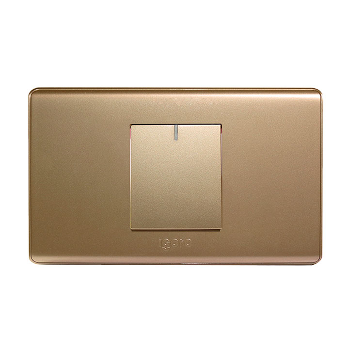 Interruptor sencillo IGOTO (serie a20 gold)