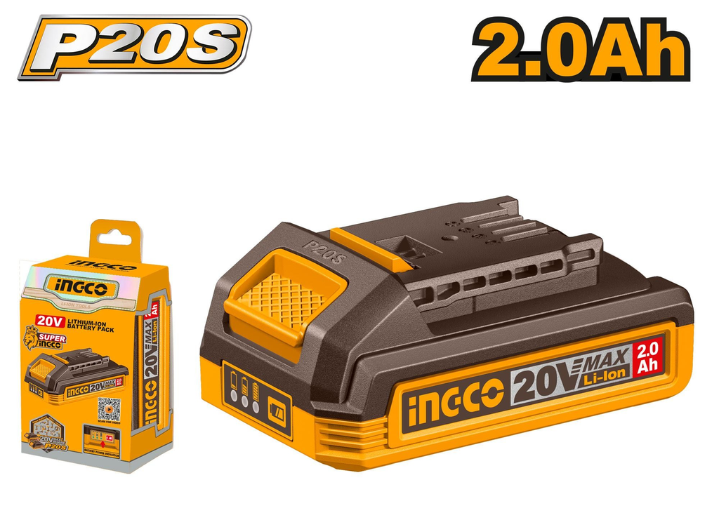 Batería recargable 20v 2,0ah INGCO