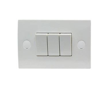 Interruptor triple block VIMAR