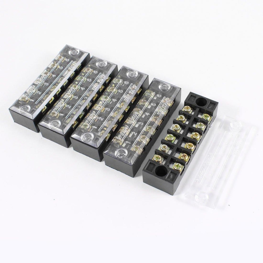 Regleta bornera de bakelita ANDELI 600v 60A 6P