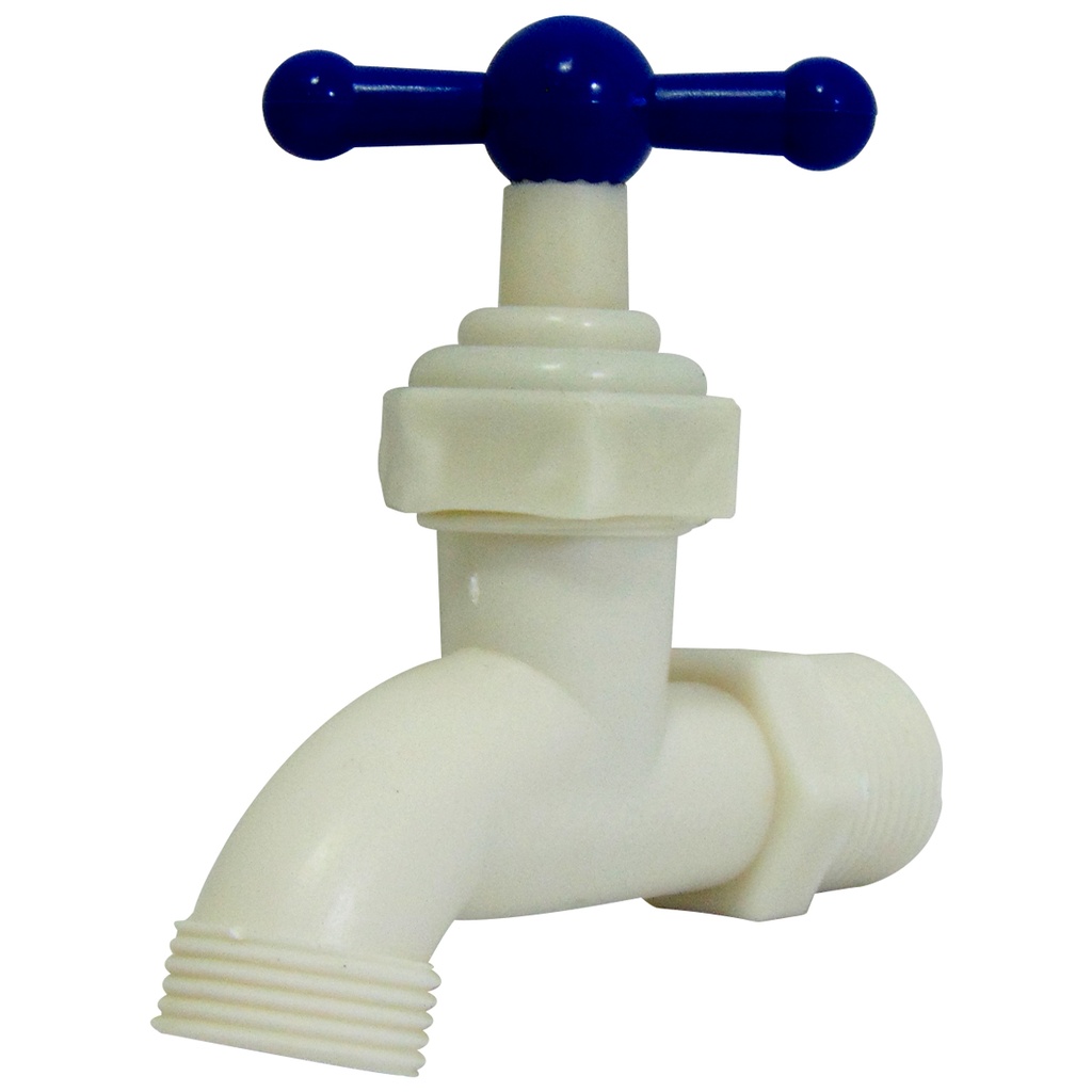 Llave para manguera pvc GRIVEN (mr3/4'' x mr3/4'')