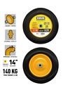 Rueda maciza 14'' COVO