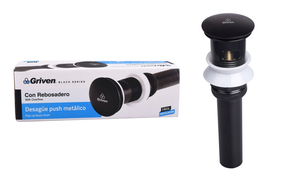 Desague metalico 1.1/4'' GRIVEN (negro)