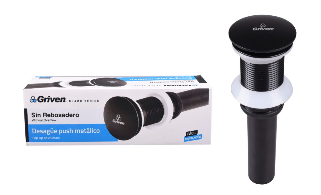 Desague metalico 1.1/4'' GRIVEN (negro)