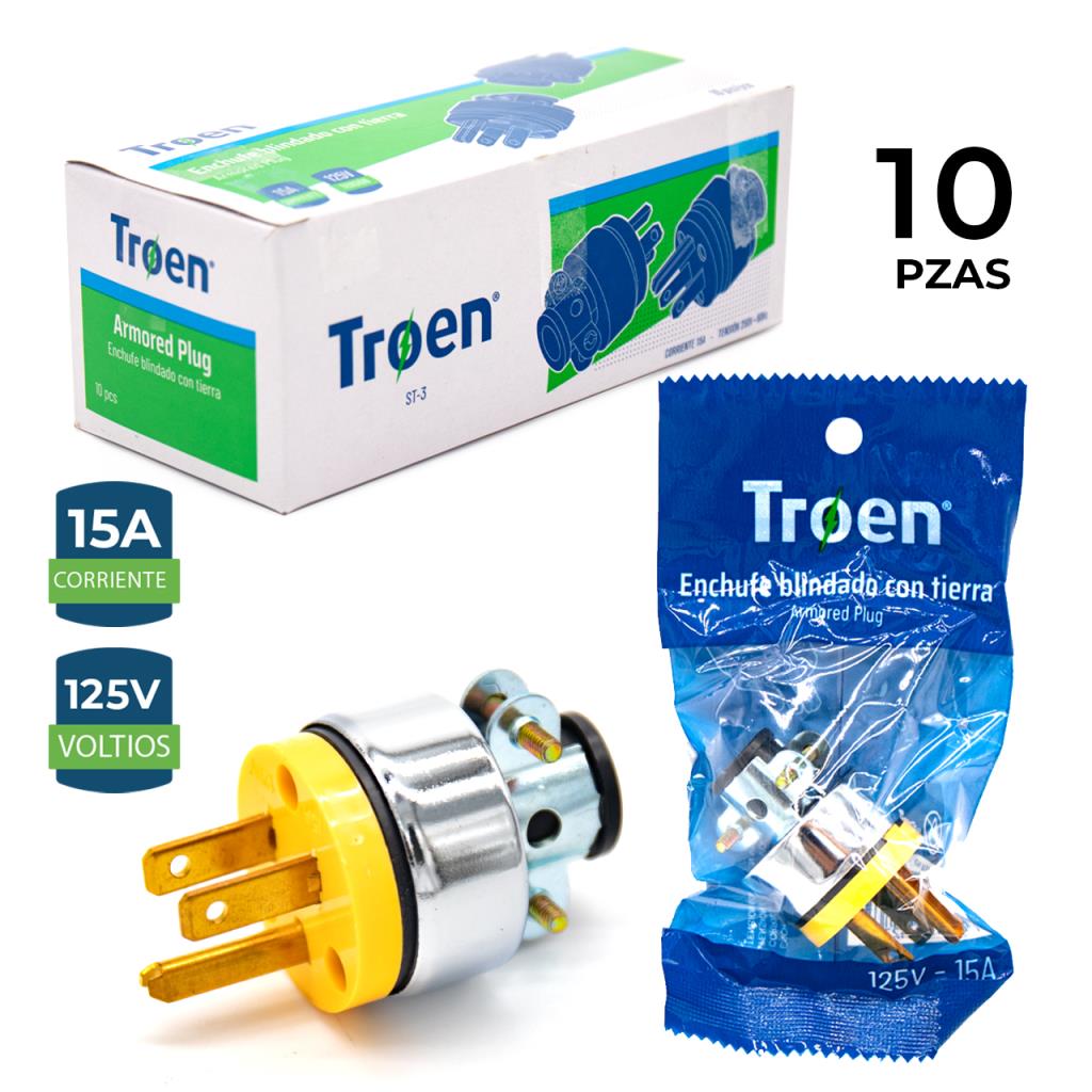 Enchufe aereo 2p + T 15a TROEN