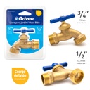 Llave de manguera 3/4'' X 1/2'' GRIVEN (bronce)