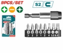 Puntas para destornillador TOTAL (set 8pz)