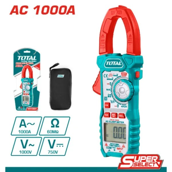 TESTER MULTIMETRO AC DIGITAL 1000AMP TOTAL 