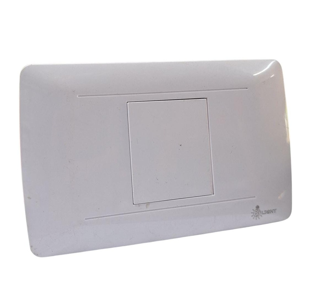 Tapa ciega pvc blanca BJ LIGHT