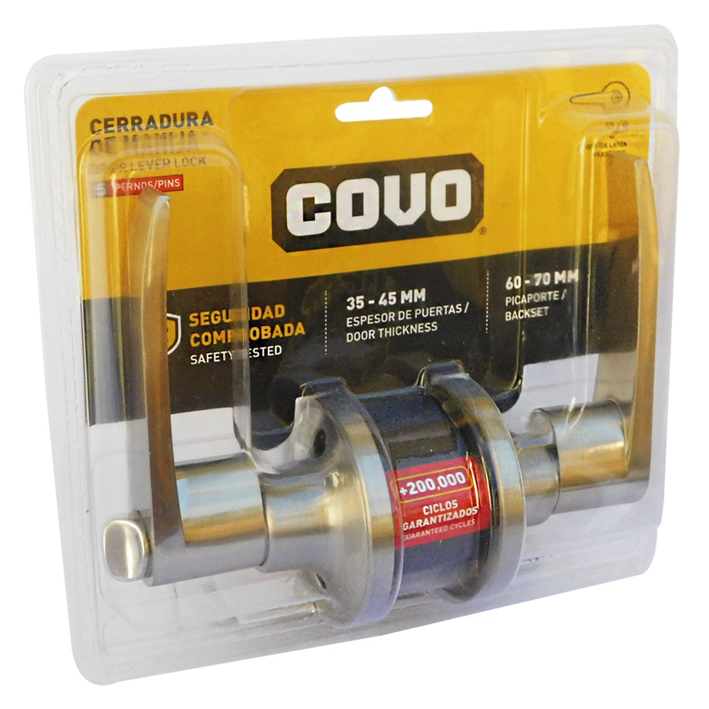 CERRADURA DE MANILLA 45MM COVO