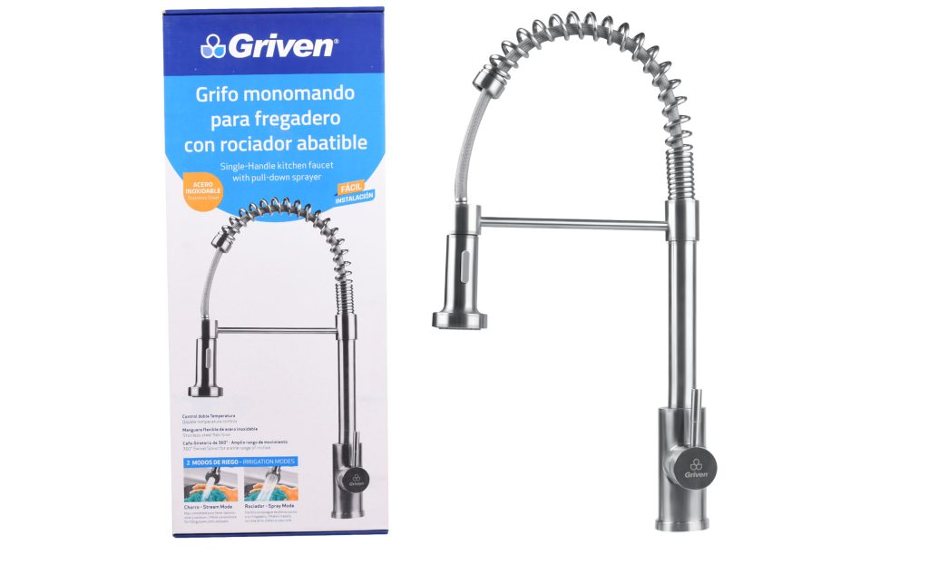 Griferia fregadero GRIVEN (cromado)