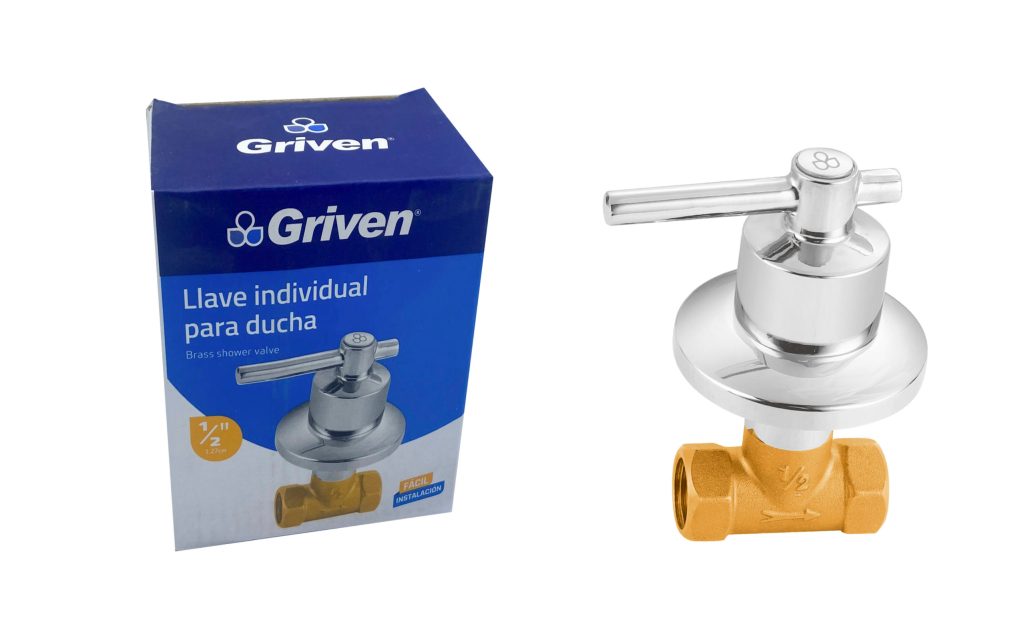 LLAVE PARA DUCHA 1/2″ INDIVIDUAL GRIVEN