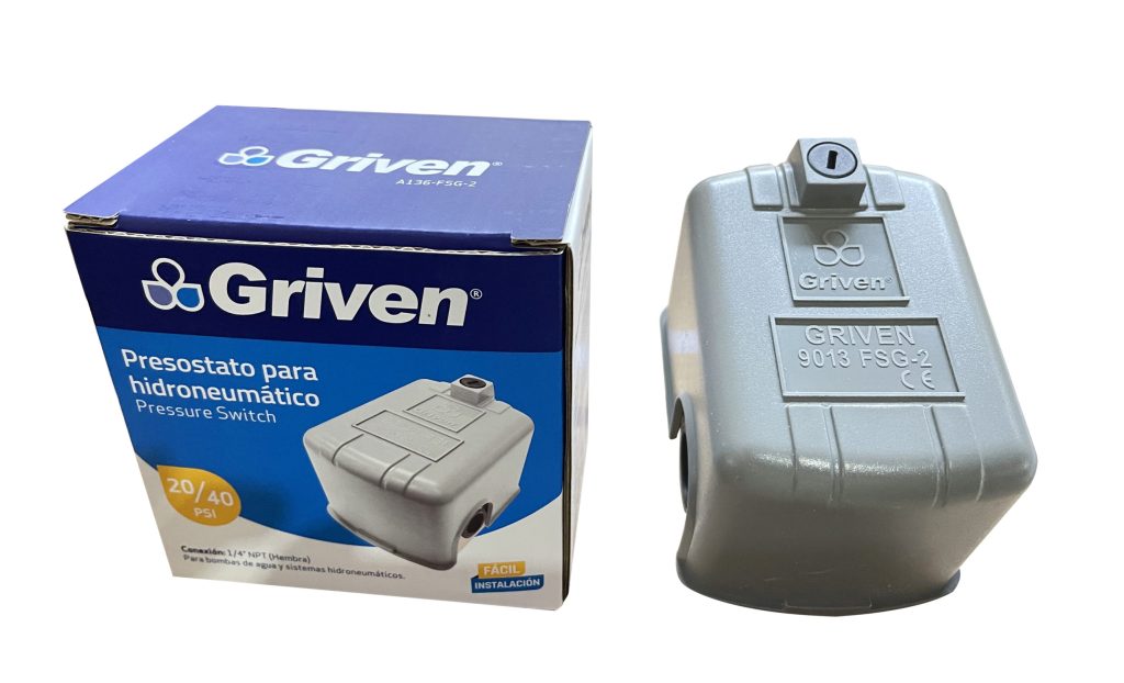 Presostato para hidroneumatico 20/40 psi GRIVEN