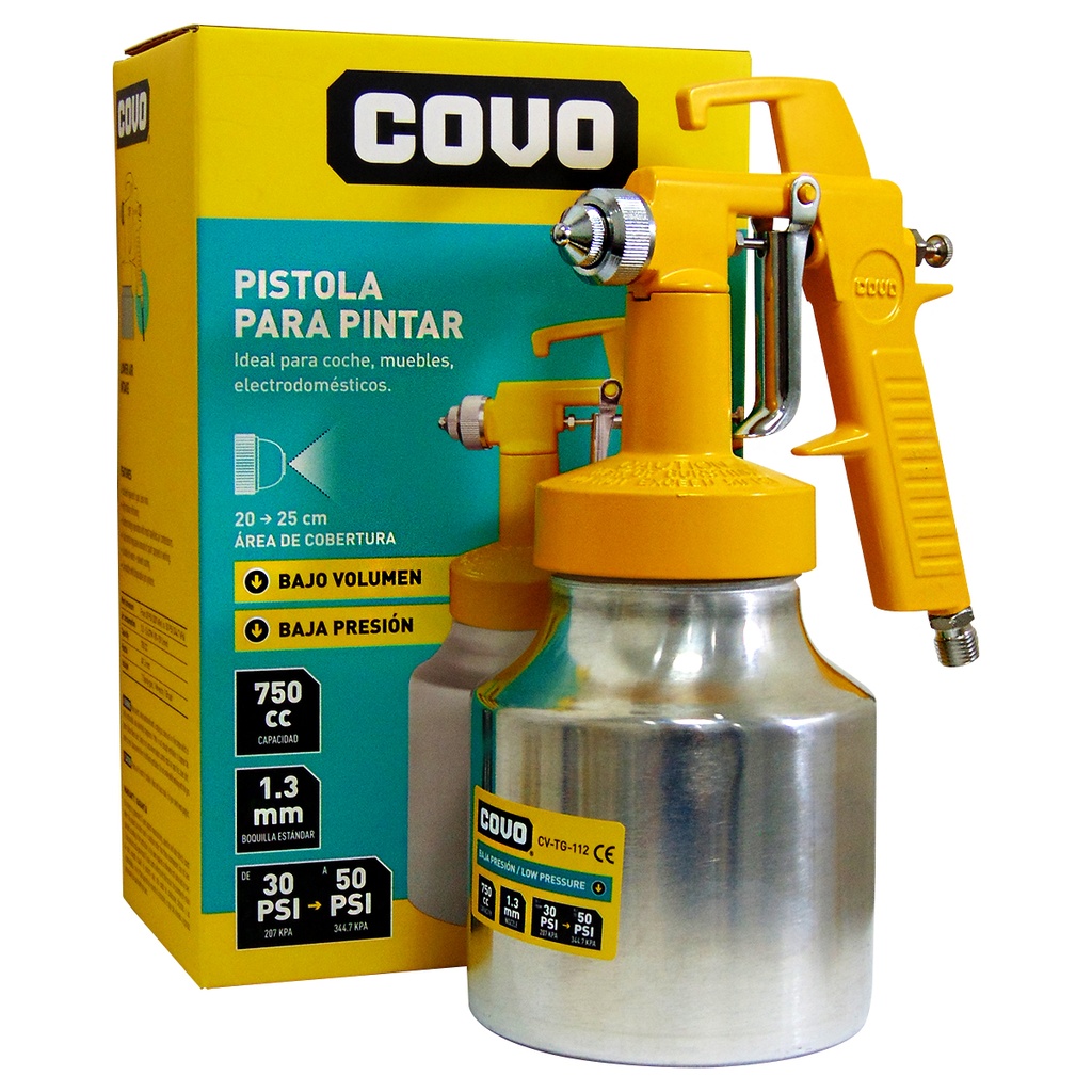 Pistola para pintar 750cc COVO