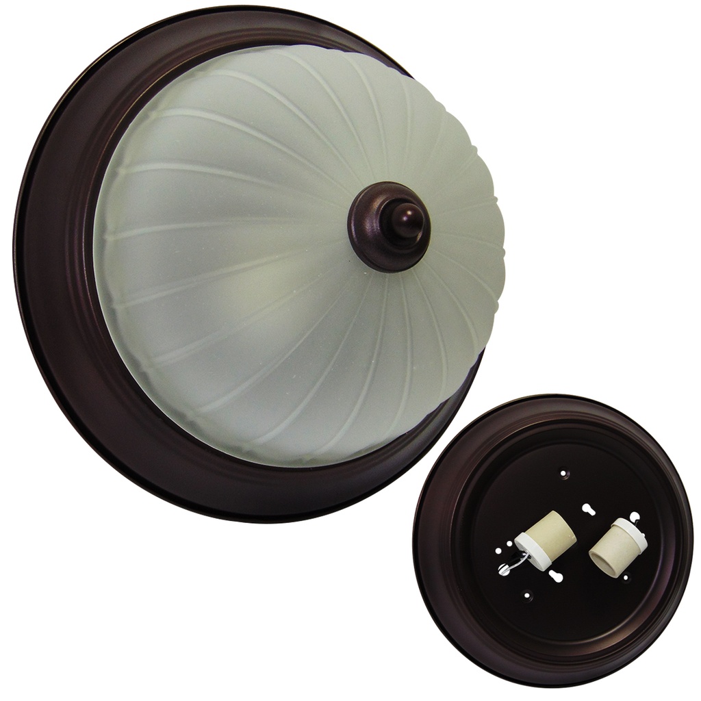 LAMPARA LED SUPERFICIAL DECORATIVA MARRON OSCURO ANGEL LIGHT 