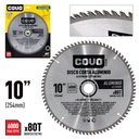 Disco de sierra 10" COVO (aluminio)