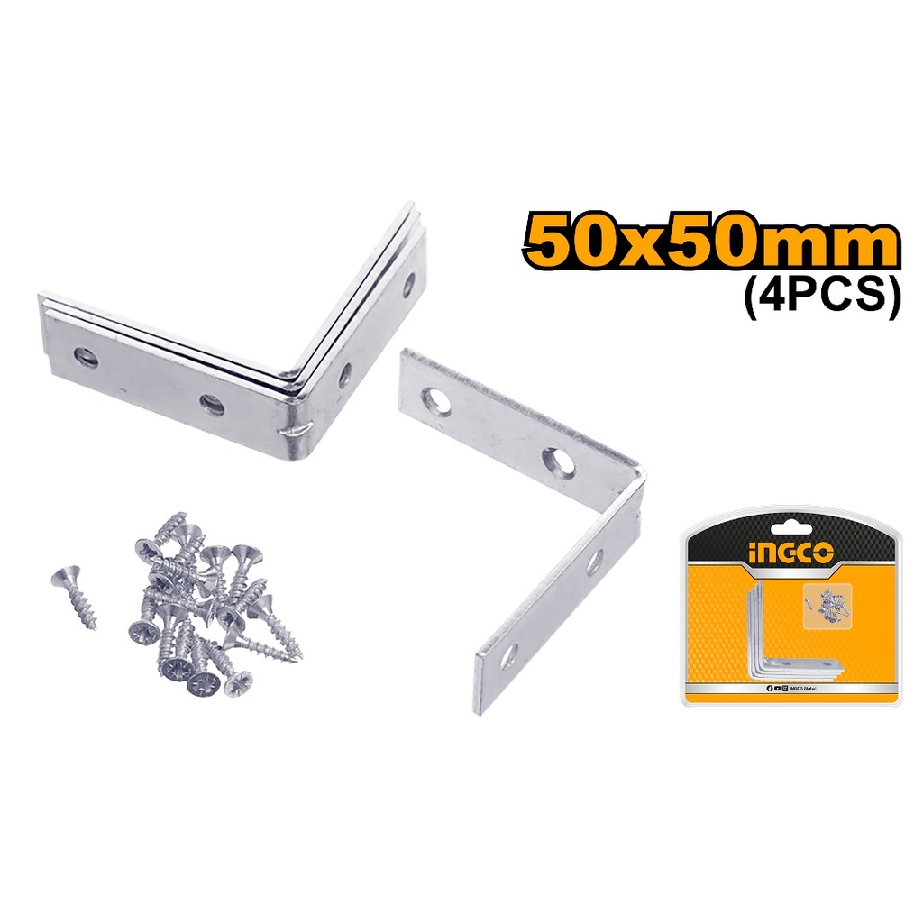 Escuadra de esquina INGCO (set 4pz)