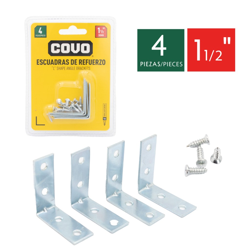 Escuadra de refuerzo COVO (set 4pz)