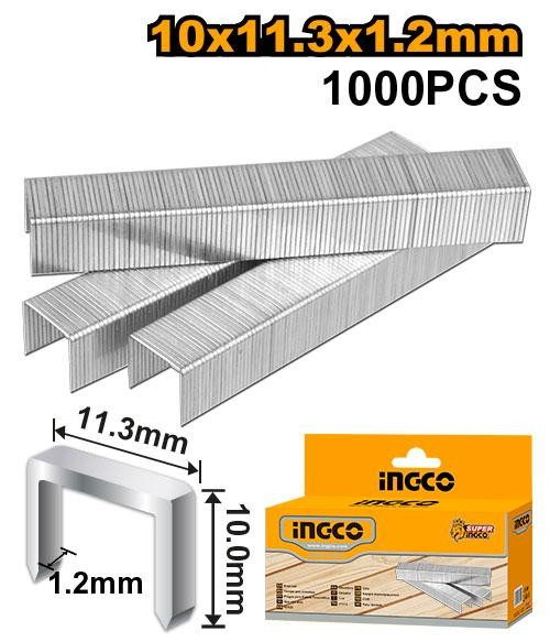 Grapa U 11,3mm INGCO (1.000pz)