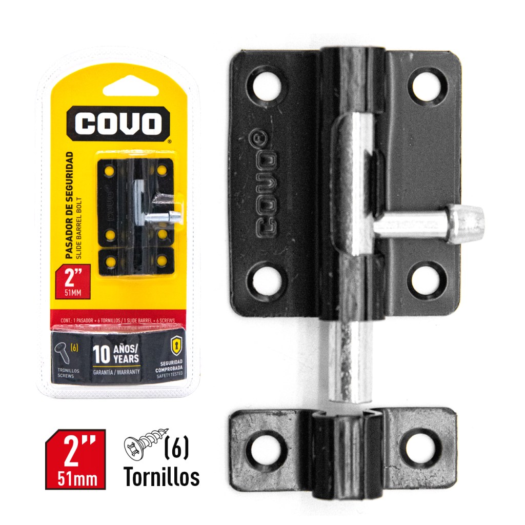 Pasador de seguridad COVO (negro)