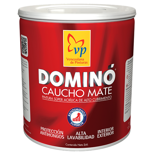 Pintura caucho mate clase ''B'' DOMINO VP