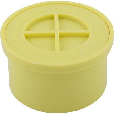 Tapon de registro PVC sanitario (E) TUBRICA