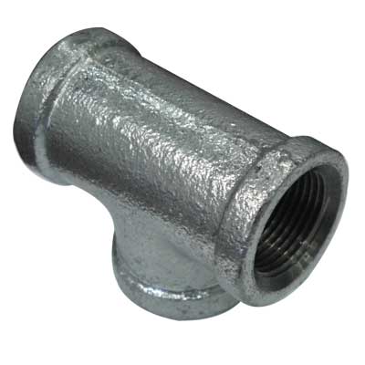 Tee galvanizada (HRxHRxHR)