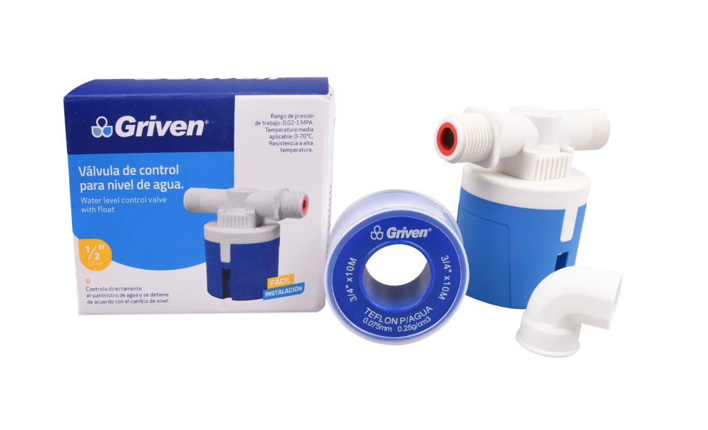 Valvula con flotador para tanque de agua GRIVEN